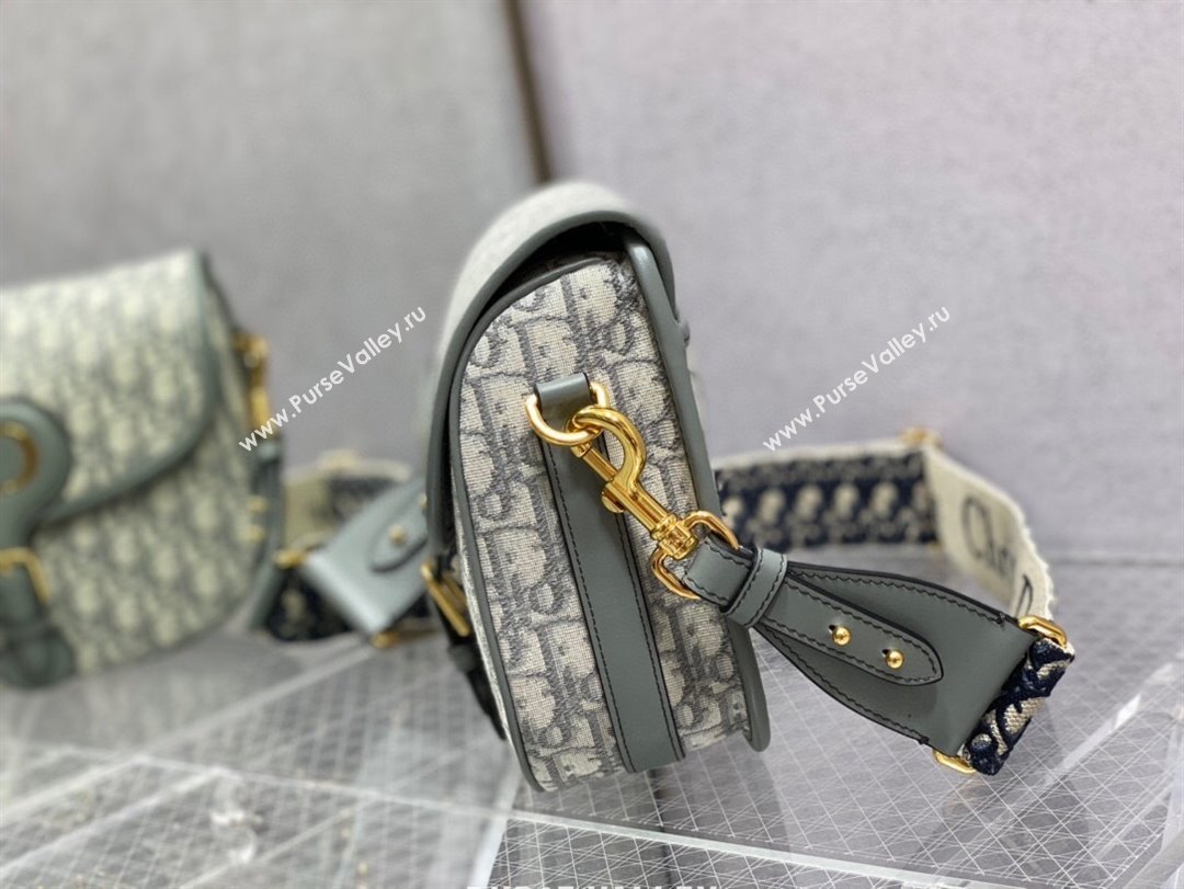 Dior Large Dior Bobby Bag in Grey Dior Oblique Jacquard 2024 (XXG-24031205)