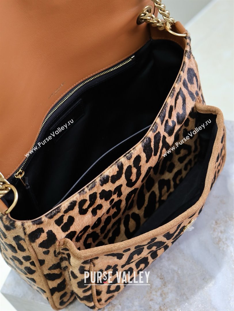 Saint Laurent Niki Medium Bag in Pony Hair Leather 633158 Leopard 2025 (MHUI-25022112)