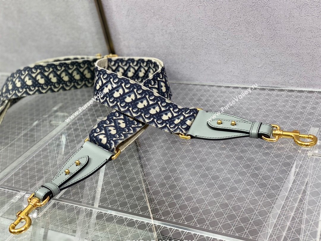 Dior Large Dior Bobby Bag in Grey Dior Oblique Jacquard 2024 (XXG-24031205)