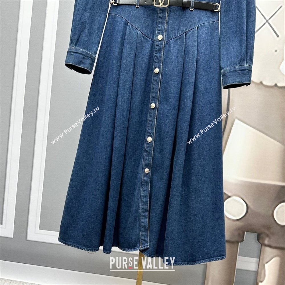 Valentino Denim Dress V112725 Blue 2023 (Q-23112725)