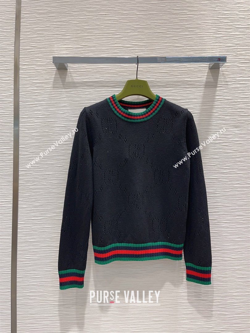 Gucci Wool Sweater G112322 Black 2023 (Q-23112322)