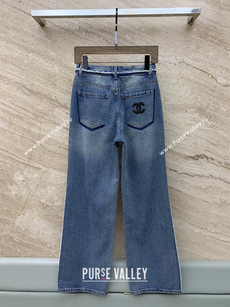 Chanel Denim Jeans CH113012 Blue 2023 (VT-23113012)