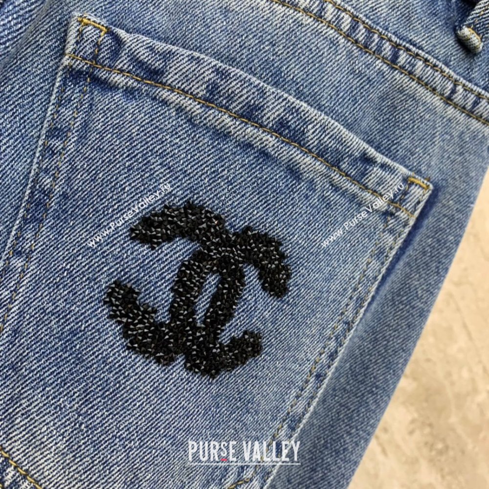 Chanel Denim Jeans CH113012 Blue 2023 (VT-23113012)