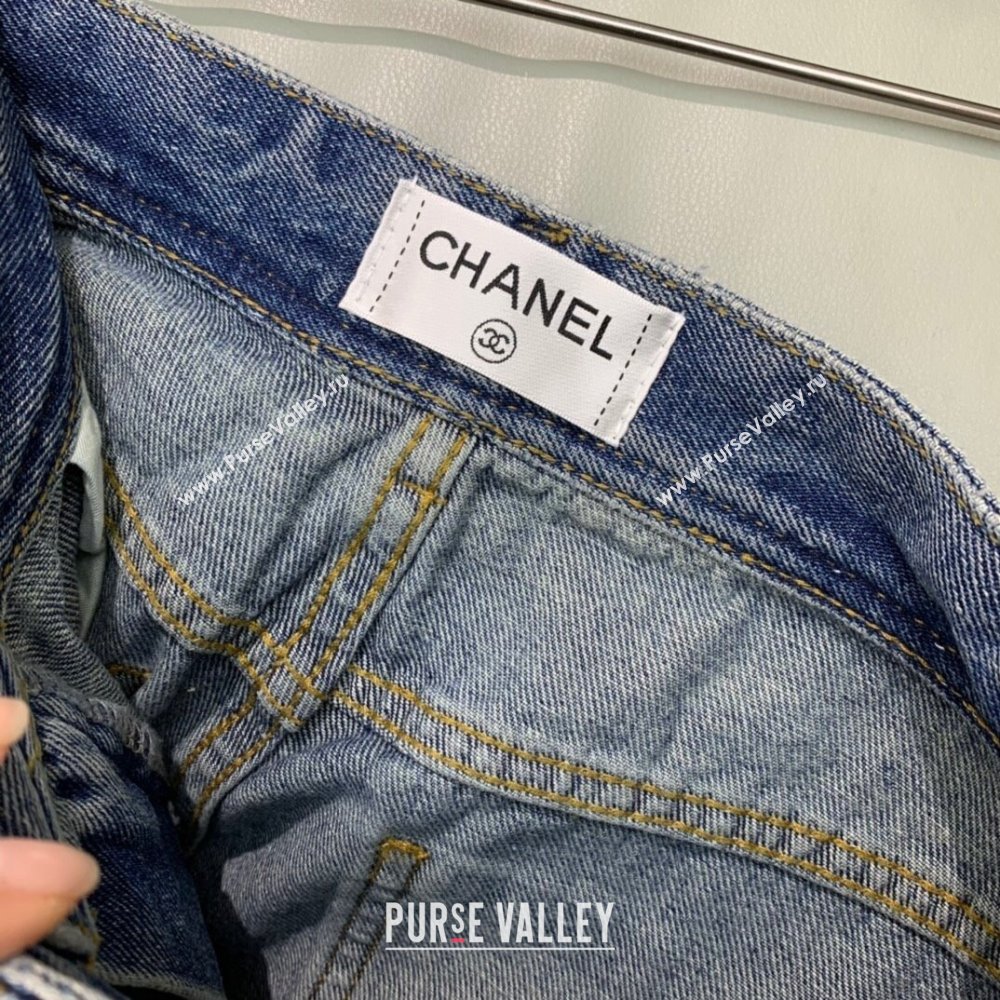 Chanel Denim Jeans CH113012 Blue 2023 (VT-23113012)