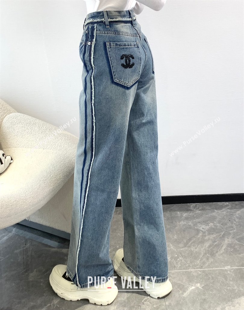 Chanel Denim Jeans CH113012 Blue 2023 (VT-23113012)