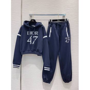 Dior Sweatershirt and Pants D112451 Blue 2023 (Q-23112451)