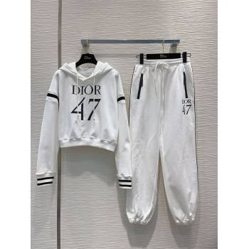 Dior Sweatershirt and Pants D112453 White 2023 (Q-23112453)