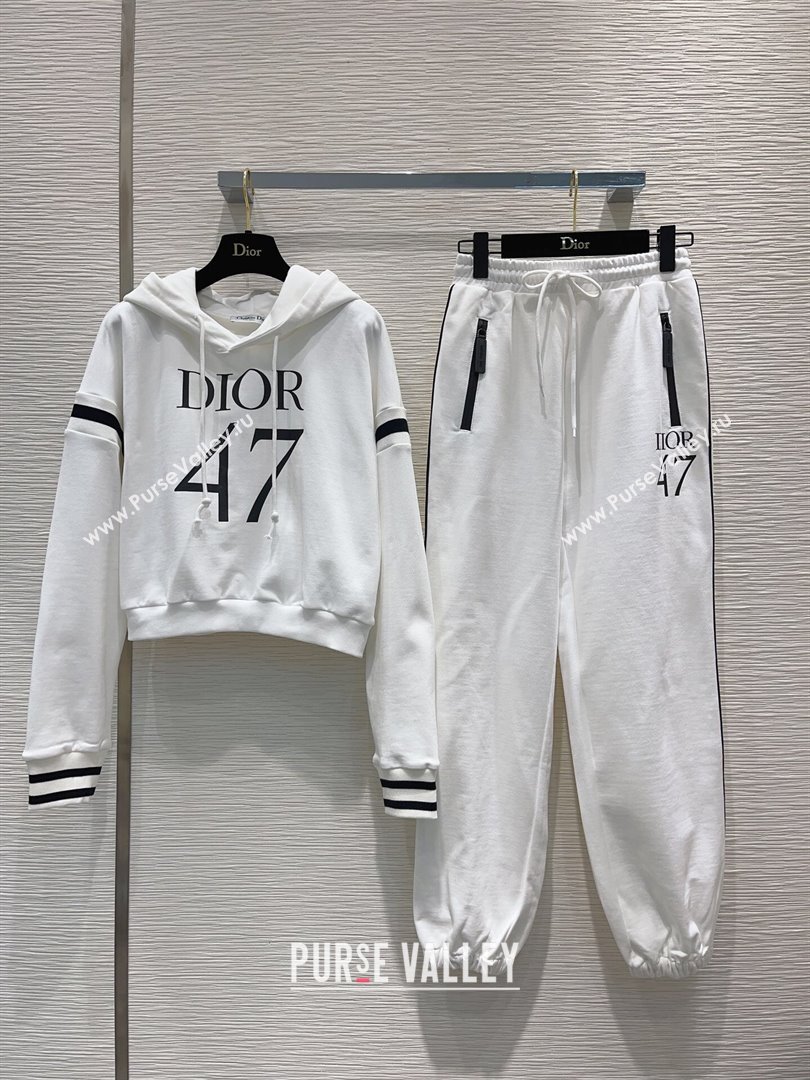 Dior Sweatershirt and Pants D112453 White 2023 (Q-23112453)