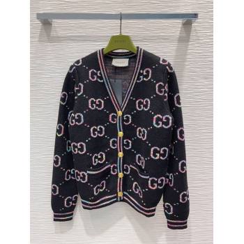 Gucci Wool Cardigan G112455 Black 2023 (Q-23112455)