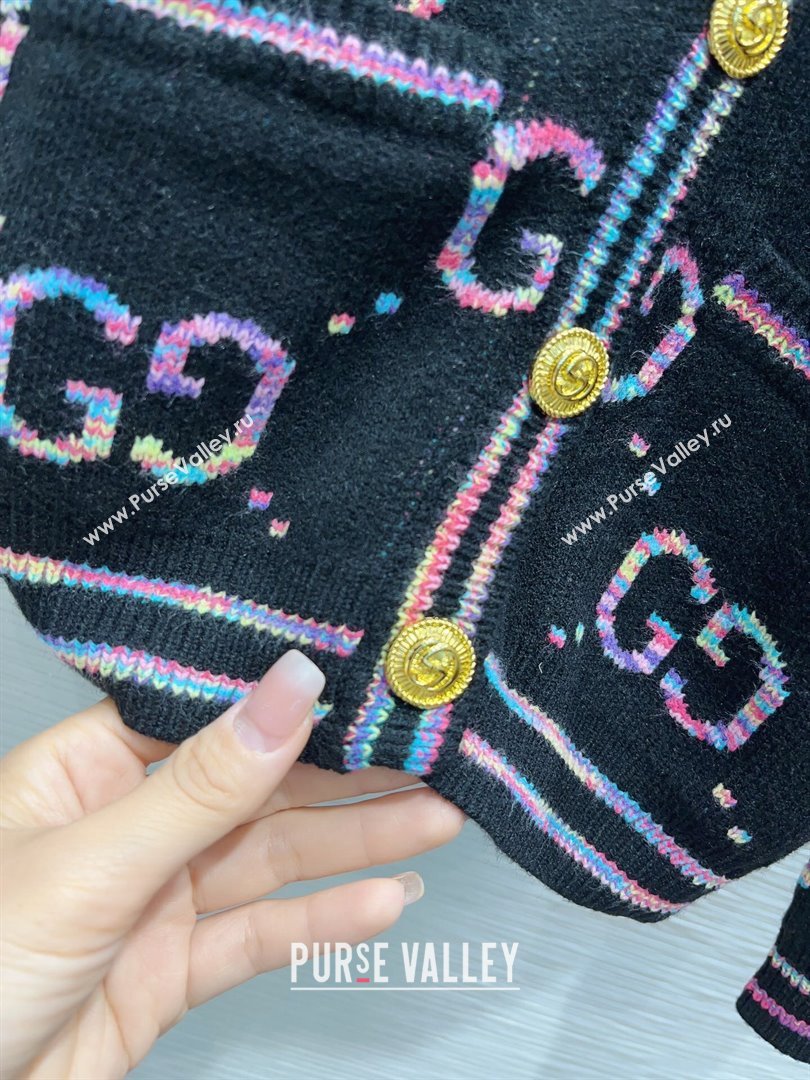 Gucci Wool Cardigan G112455 Black 2023 (Q-23112455)