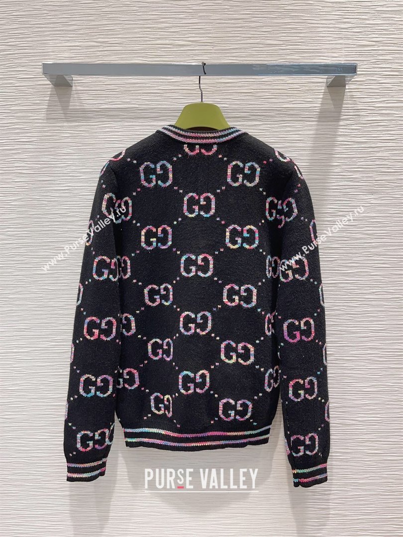 Gucci Wool Cardigan G112455 Black 2023 (Q-23112455)