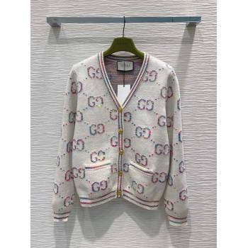 Gucci Wool Cardigan G112454 White 2023 (Q-23112454)