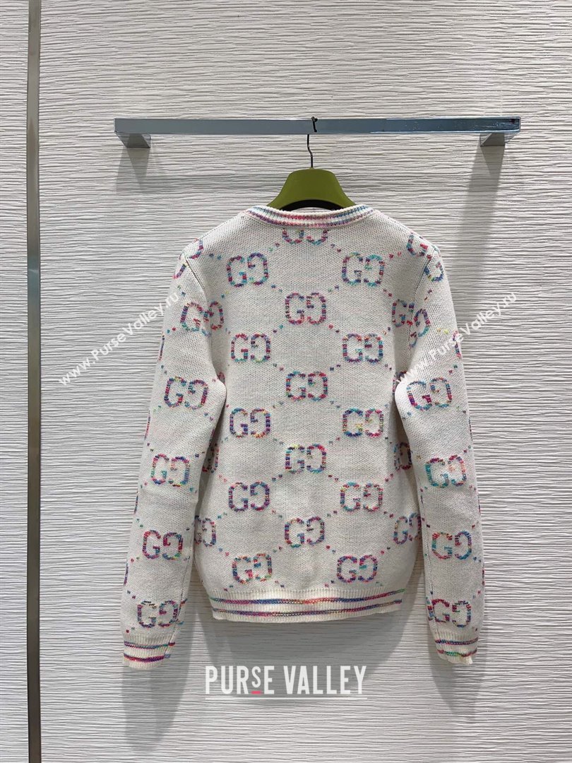 Gucci Wool Cardigan G112454 White 2023 (Q-23112454)