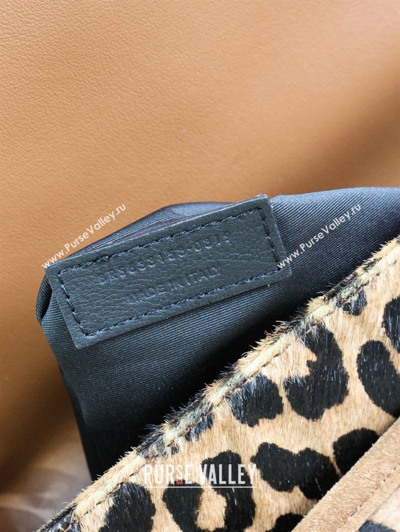 Saint Laurent Niki Medium Bag in Pony Hair Leather 633158 Leopard 2025 (MHUI-25022112)