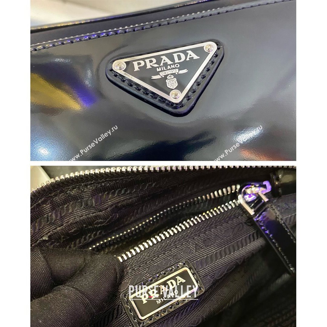 Prada Re-Nylon and Brushed Leather Belt Bag 2VL977 Black 2021 (YZ-21080425)