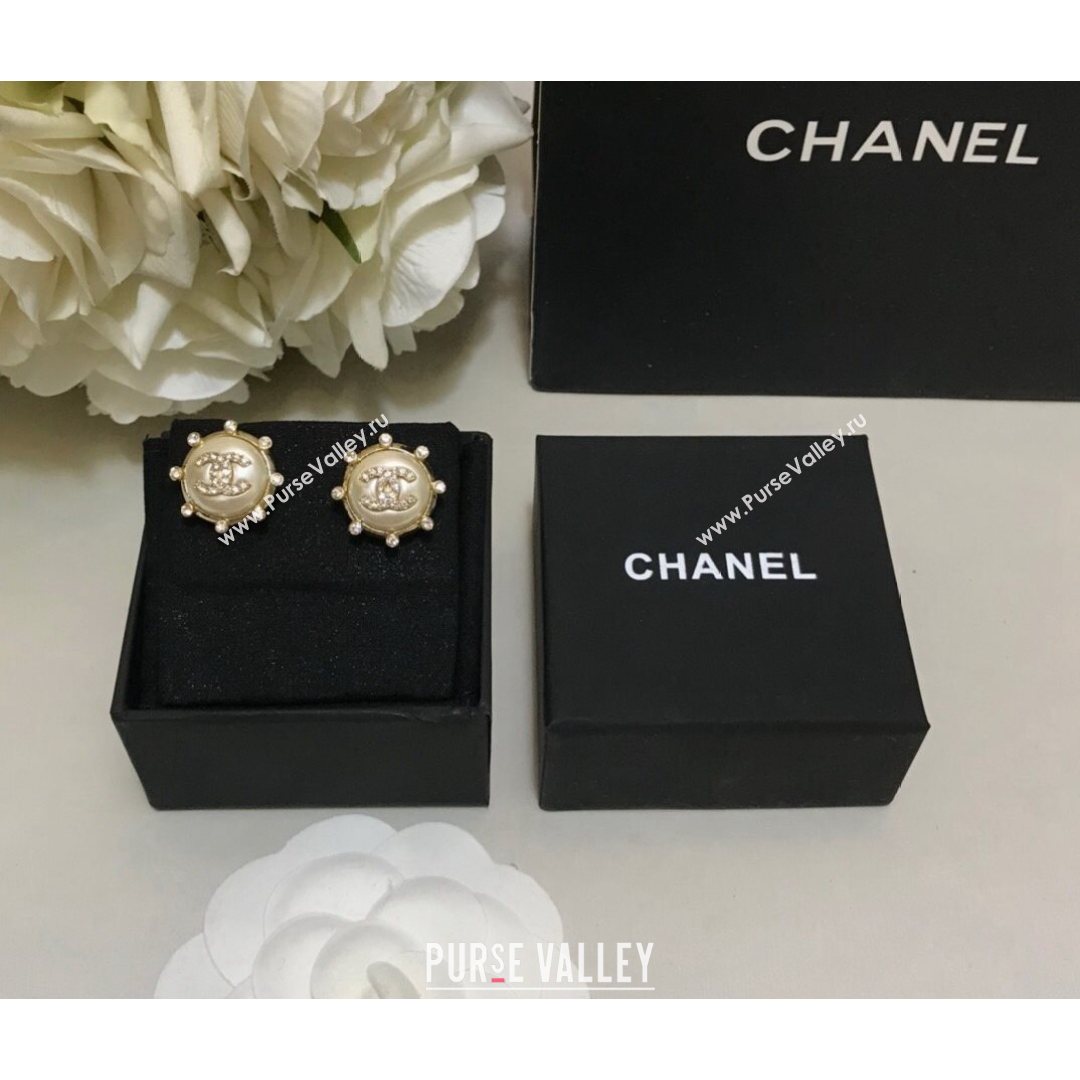 Chanel Stud Earrings Gold 2021 082530 (YF-21082530)