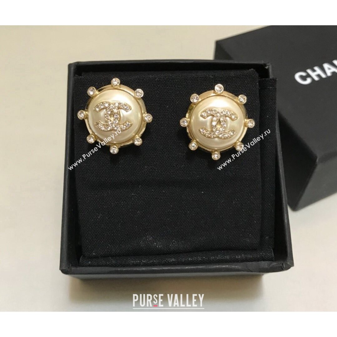 Chanel Stud Earrings Gold 2021 082530 (YF-21082530)