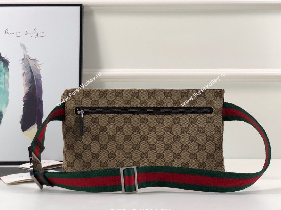Gucci GG Canvas Belt Bag 28566 Brown 2024 (DLH-24031401)
