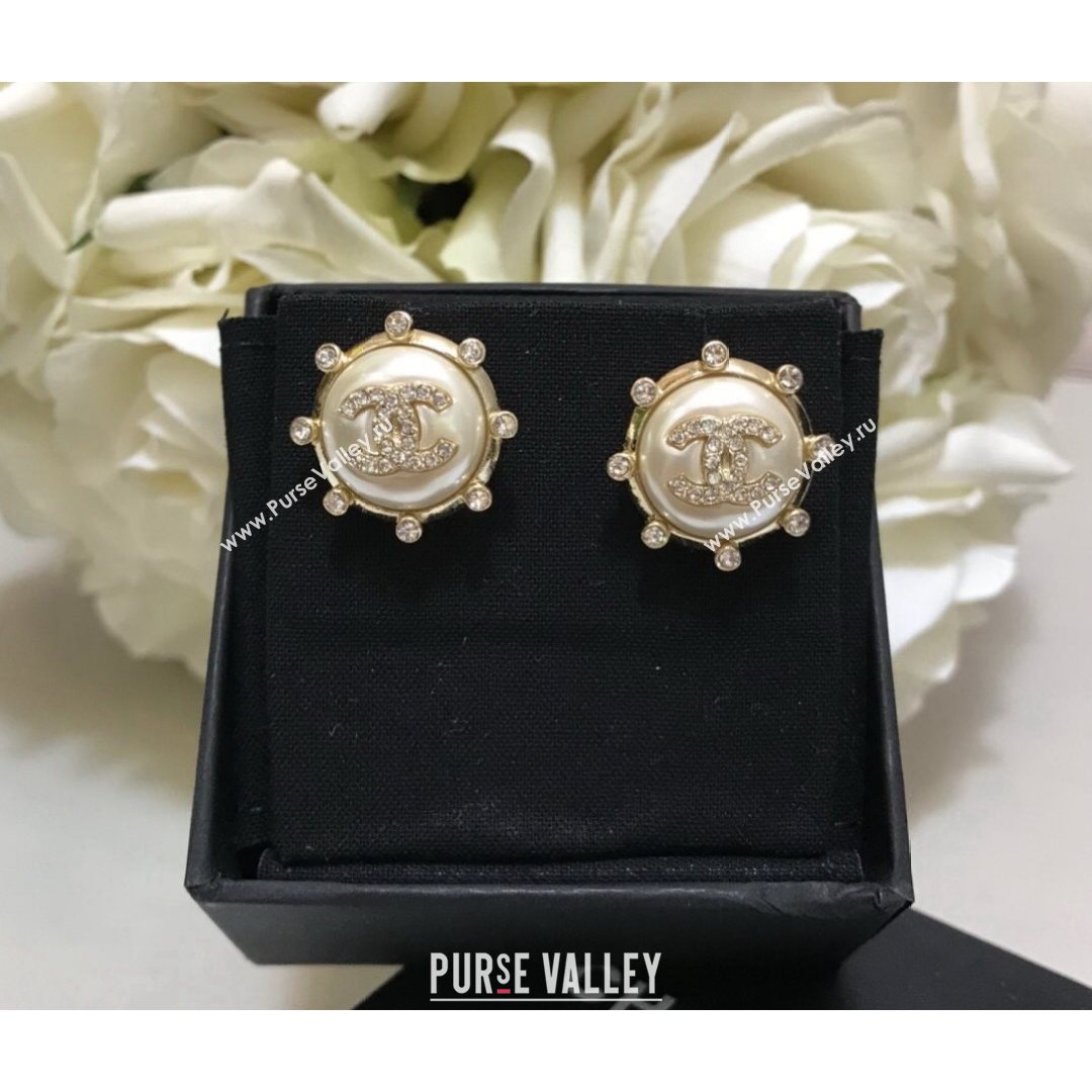 Chanel Stud Earrings Gold 2021 082530 (YF-21082530)