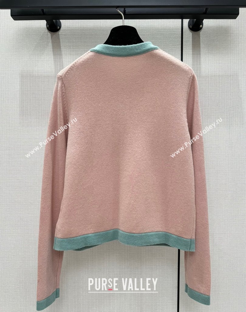 Chanel Cashmere Cardigan CH113019 Pink 2023 (Q-23113019)