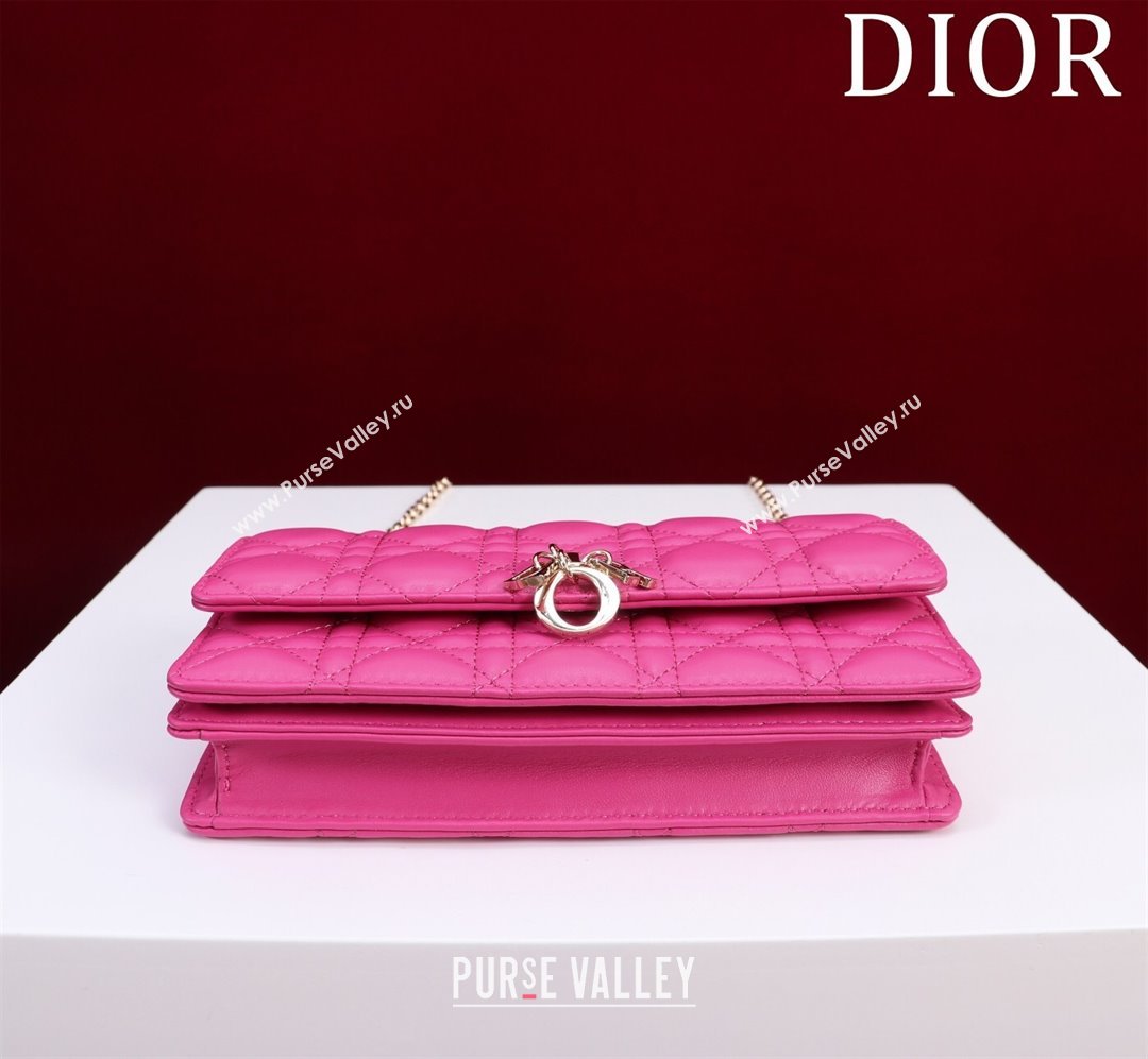 Dior My Dior Mini Bag in Cannage Lambskin 0980 Rosy 2024 (DMZ-24050706)