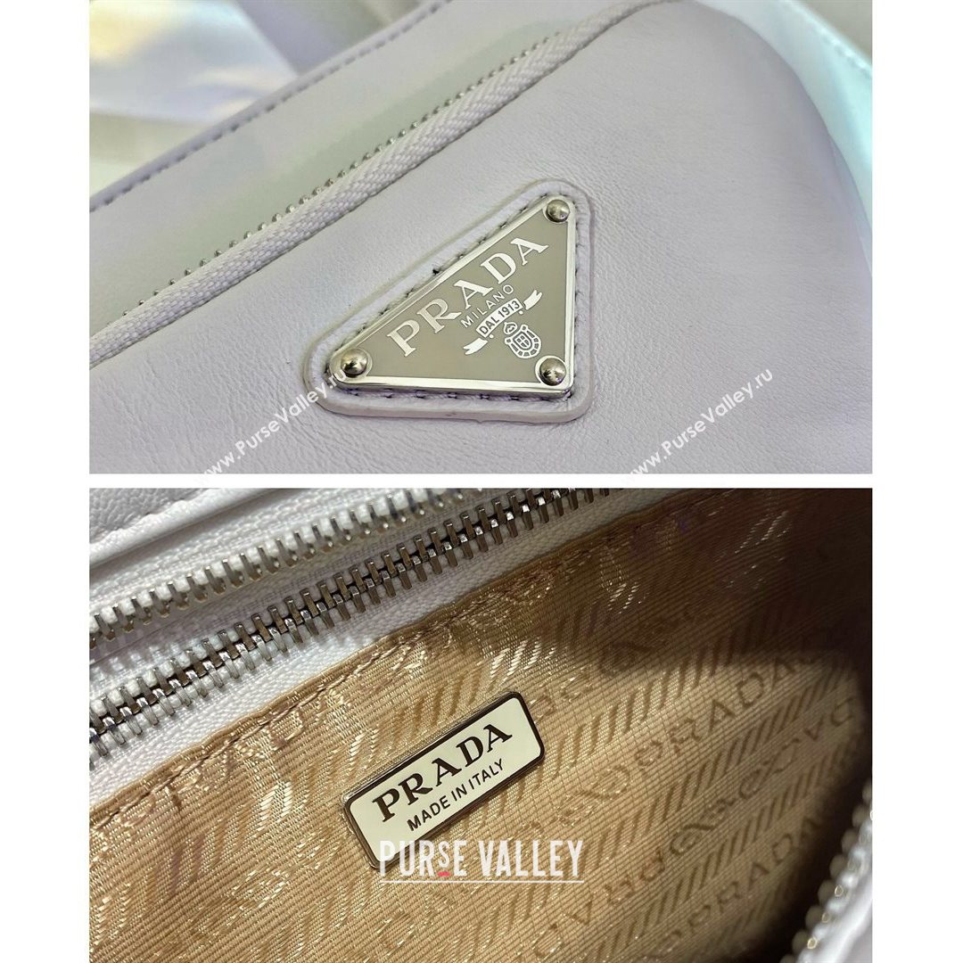 Prada Nappa Leather Tote Bag 1BG418 White 2021 (YZ-21080429)