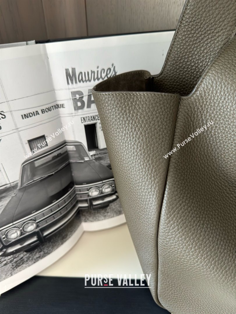 Saint Laurent Bea Tote in Suede 763435 Musk Green 2025 Top Quality (HONGS-25031716)