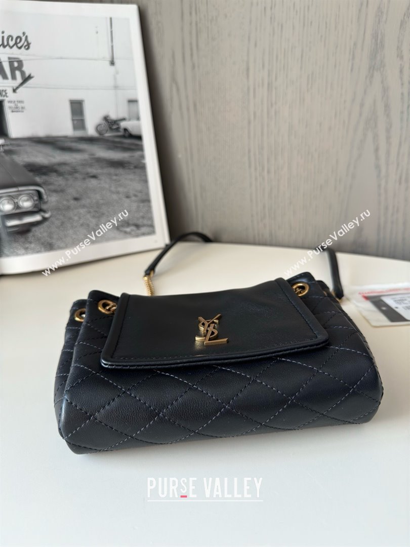 Saint Laurent Monogram Mini Nolita in Lambskin Leather 672738 Black 2025 Top Quality (YONGS-25022616)