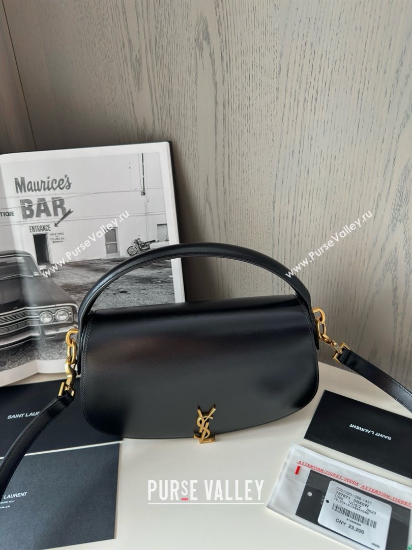 Saint Laurent Voltaire Bag in Box Leather 787671 Black 2025 Top Quality (HONGS-25022708)