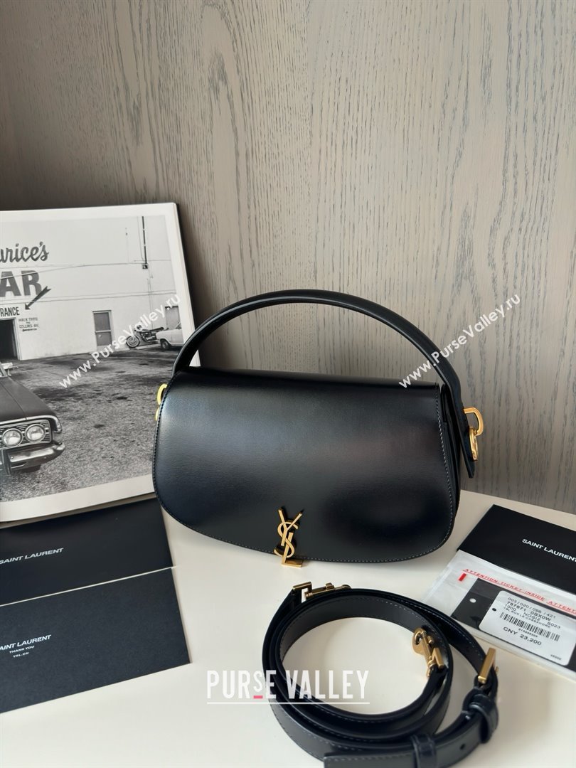 Saint Laurent Voltaire Bag in Box Leather 787671 Black 2025 Top Quality (HONGS-25022708)