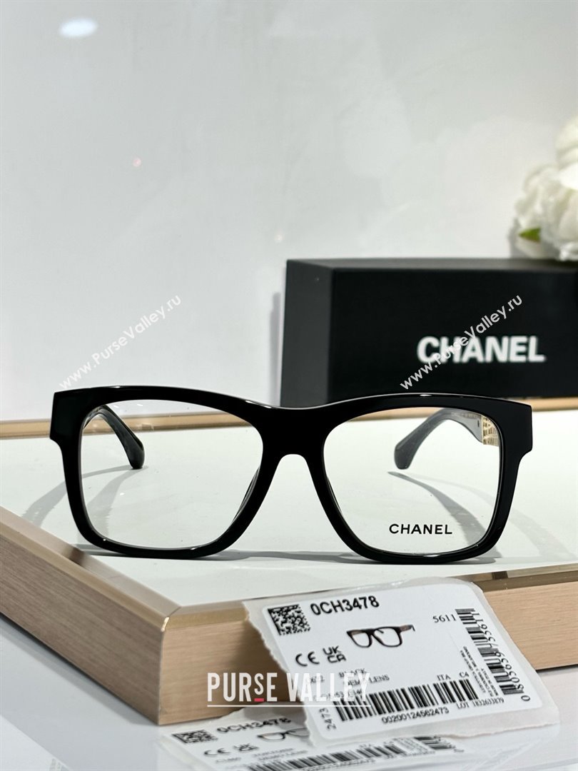 Chanel Glasses 3478 Black 2025 (A-25022801)