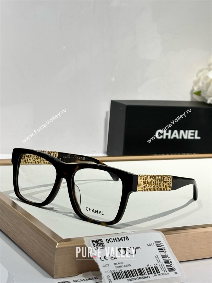 Chanel Glasses 3478 Black 2025 (A-25022801)