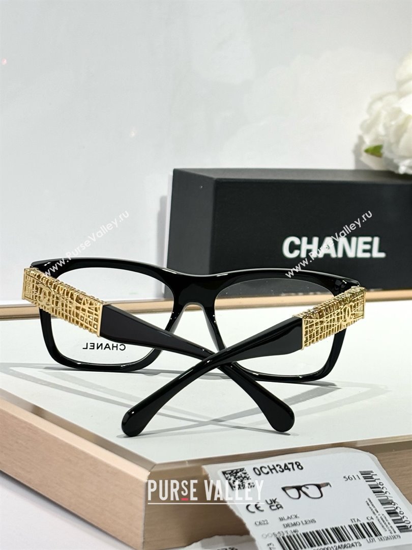 Chanel Glasses 3478 Black 2025 (A-25022801)