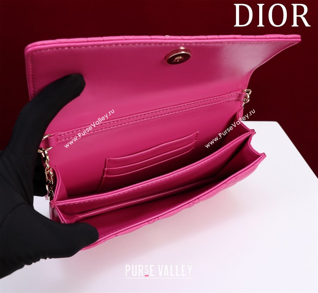 Dior My Dior Mini Bag in Cannage Lambskin 0980 Rosy 2024 (DMZ-24050706)