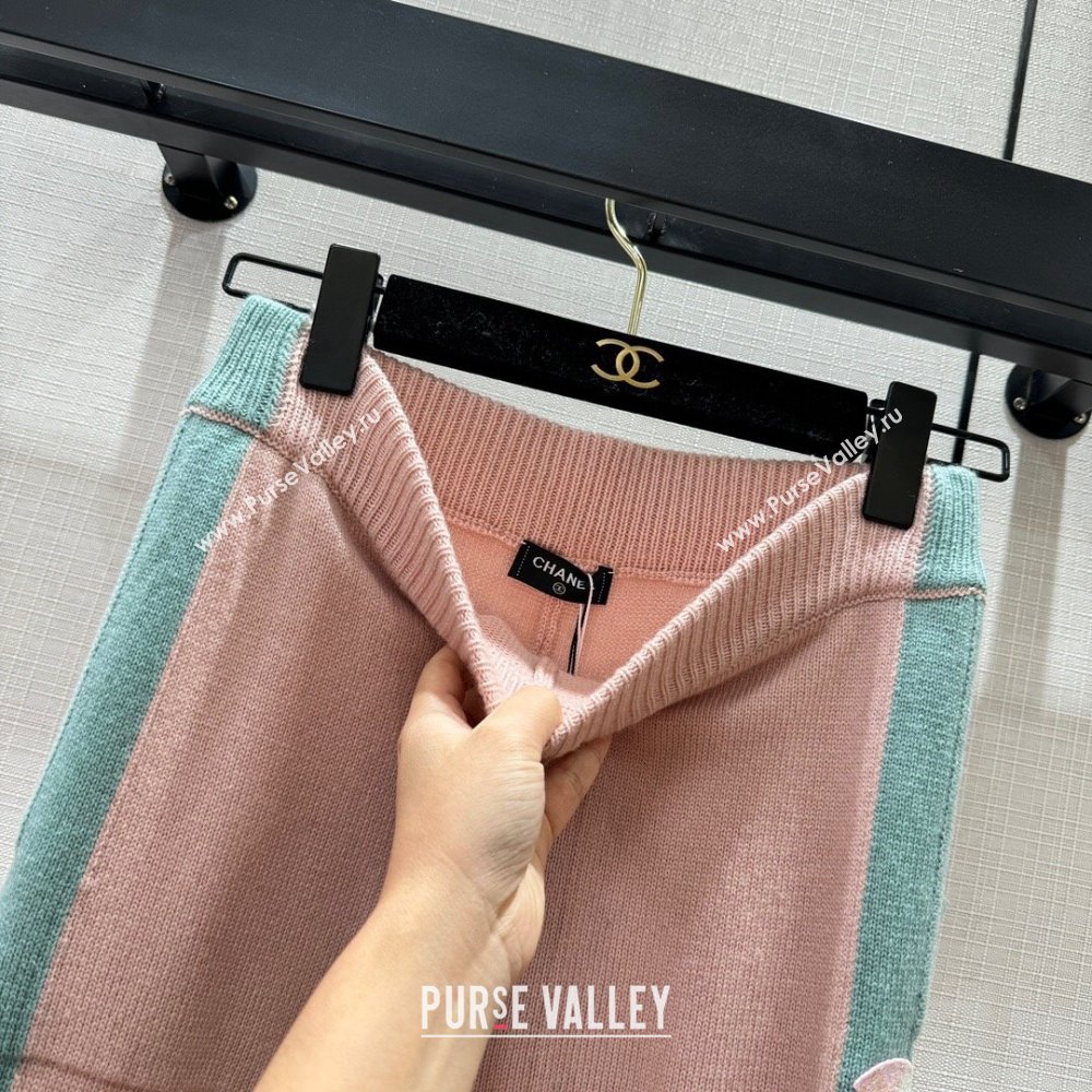 Chanel Cashmere Pants CH113021 Pink 2023 (Q-23113021)