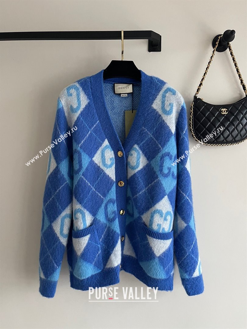 Gucci GG Cardigan G102647 Blue 2023 (Q-23102647)