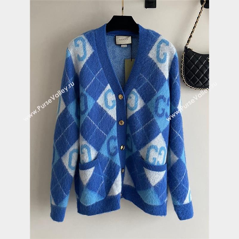 Gucci GG Cardigan G102647 Blue 2023 (Q-23102647)