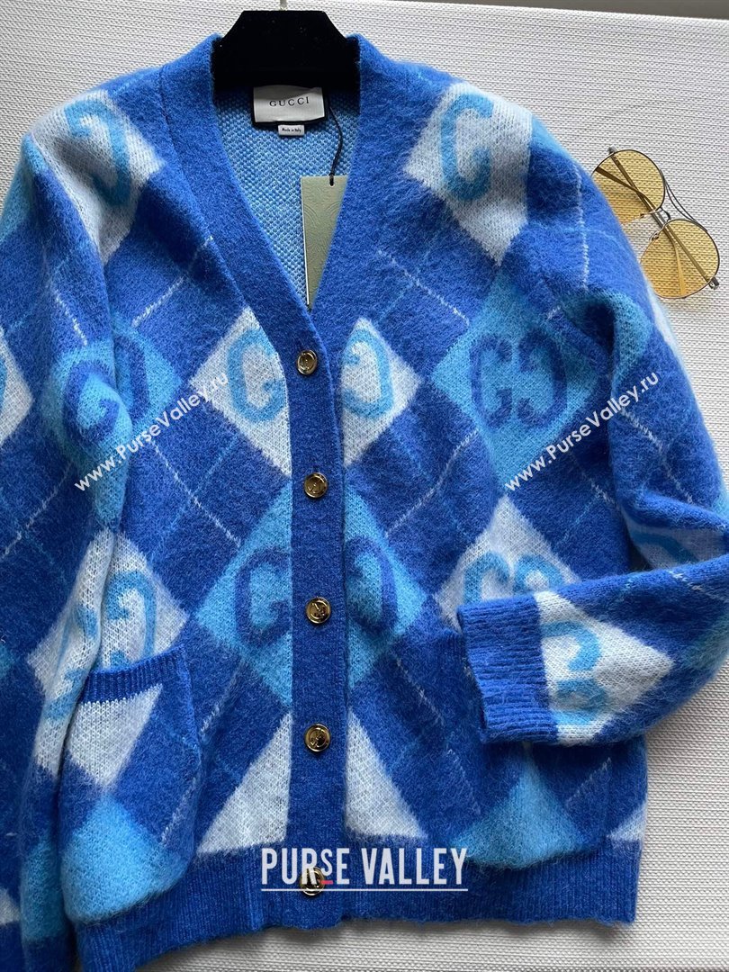 Gucci GG Cardigan G102647 Blue 2023 (Q-23102647)