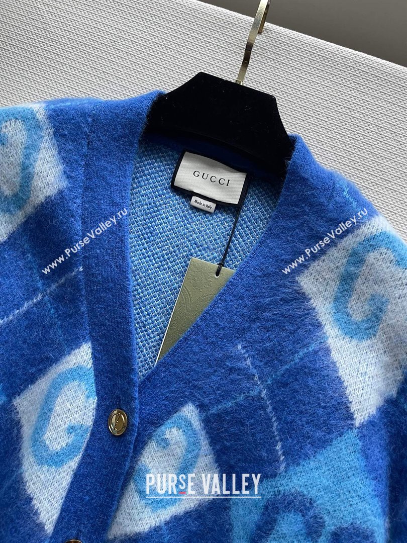 Gucci GG Cardigan G102647 Blue 2023 (Q-23102647)