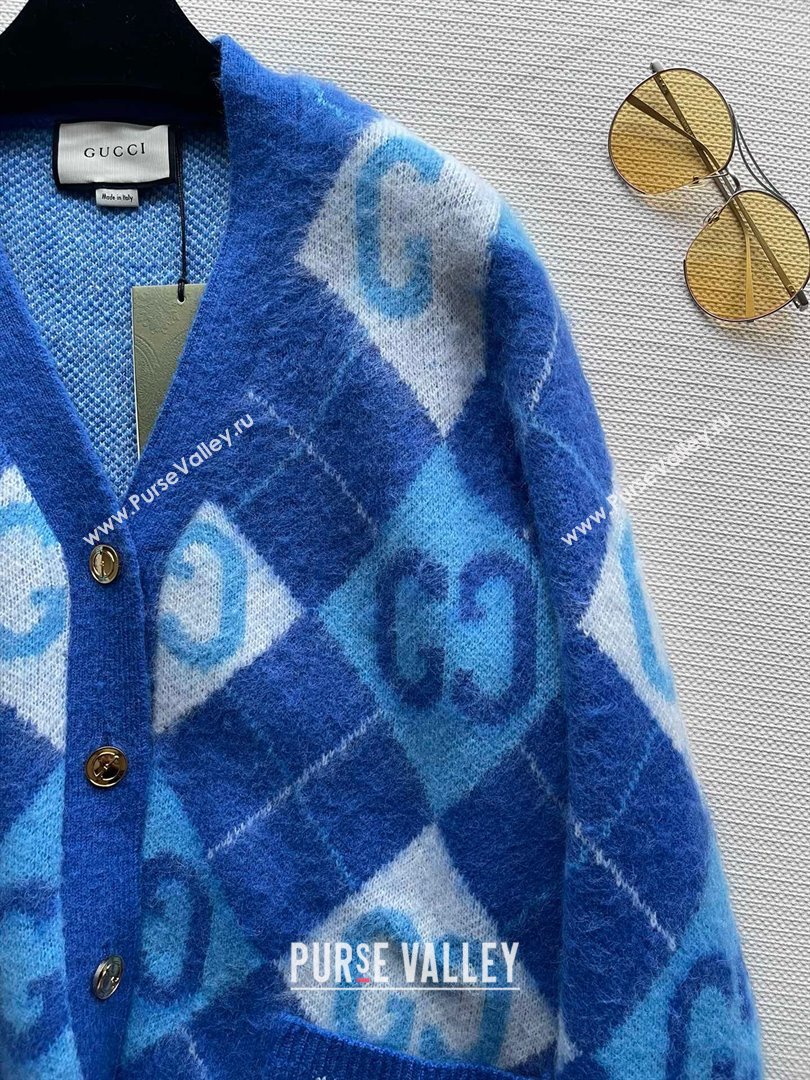 Gucci GG Cardigan G102647 Blue 2023 (Q-23102647)