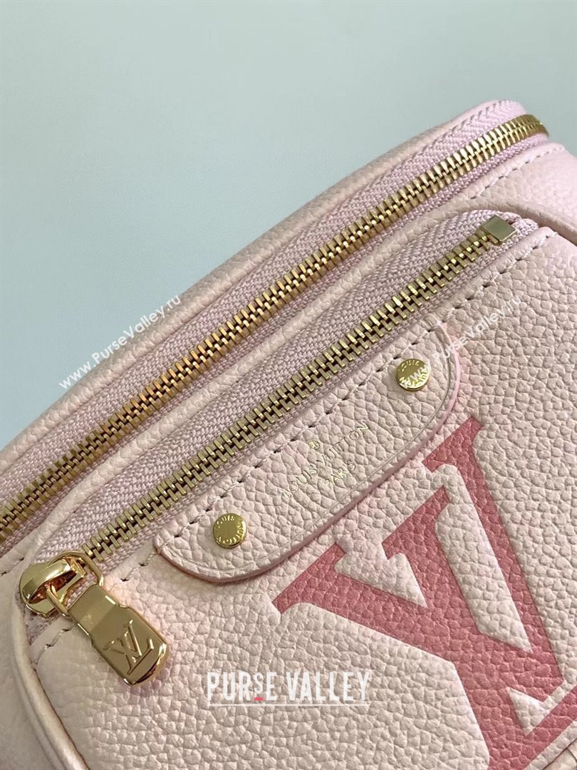 Louis Vuitton Mini Bumbag in Monogram Empreinte Embossed Leather M85636 Pink 2024 (K-24031402)
