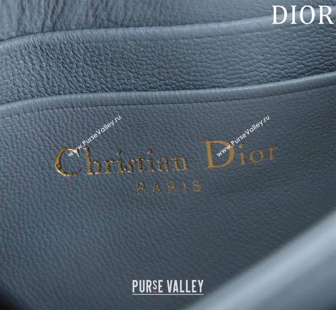 Dior My Dior Mini Bag in Cannage Lambskin 0980 Blue 2024 (DMZ-24050708)