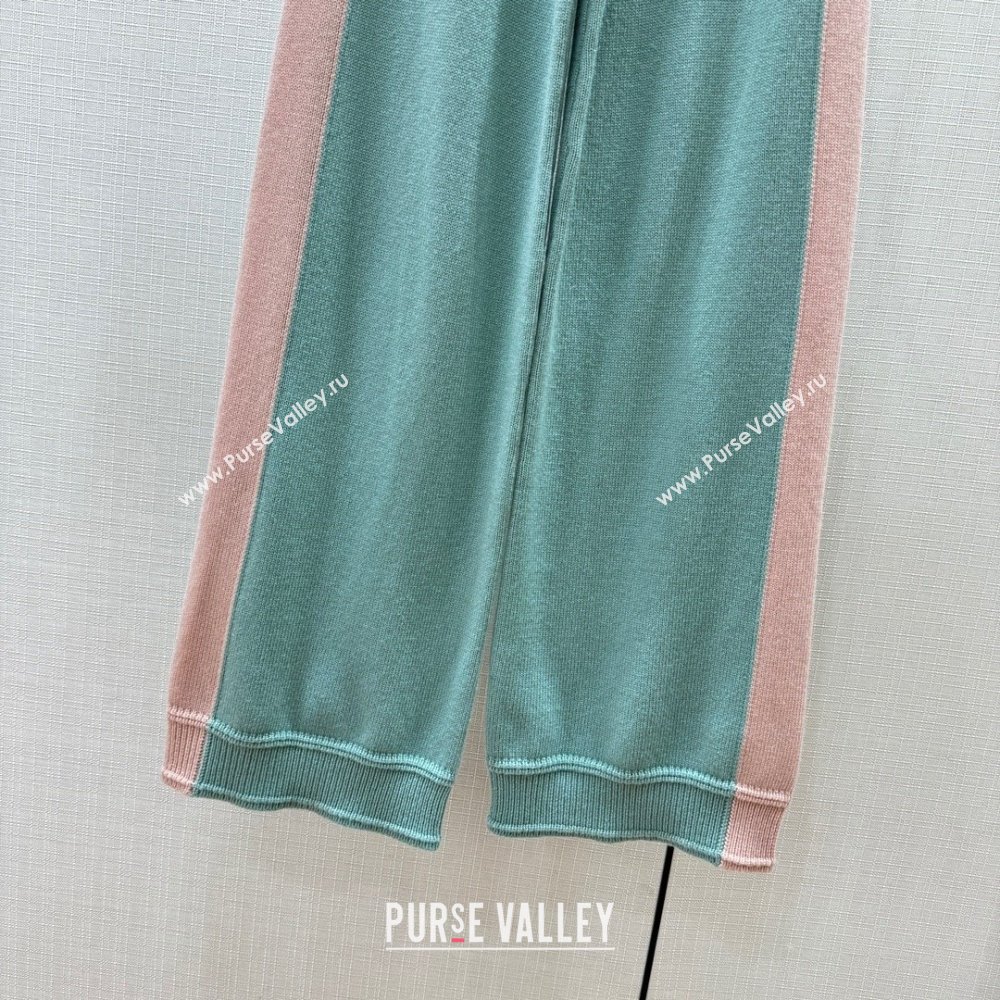 Chanel Cashmere Pants CH113023 Green 2023 (Q-23113023)