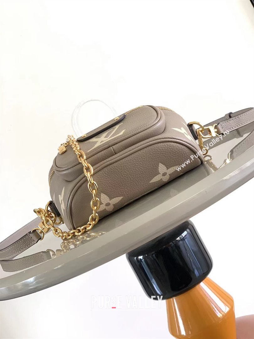 Louis Vuitton Mini Bumbag in Monogram Empreinte Embossed Leather M83219 Grey 2024 (K-24031403)
