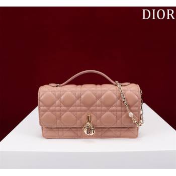 Dior My Dior Mini Bag in Rose des Vents Cannage Lambskin 0980 2024 (DMZ-24050712)
