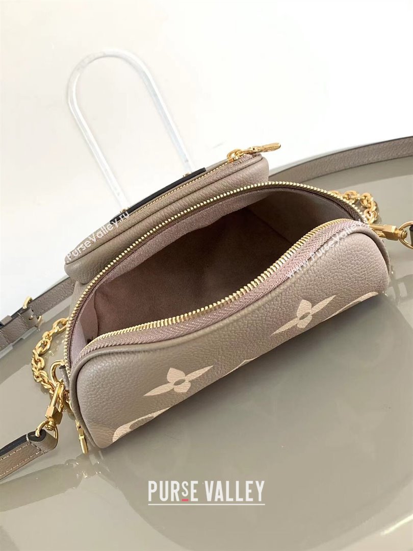 Louis Vuitton Mini Bumbag in Monogram Empreinte Embossed Leather M83219 Grey 2024 (K-24031403)