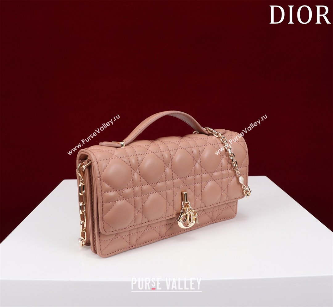 Dior My Dior Mini Bag in Rose des Vents Cannage Lambskin 0980 2024 (DMZ-24050712)