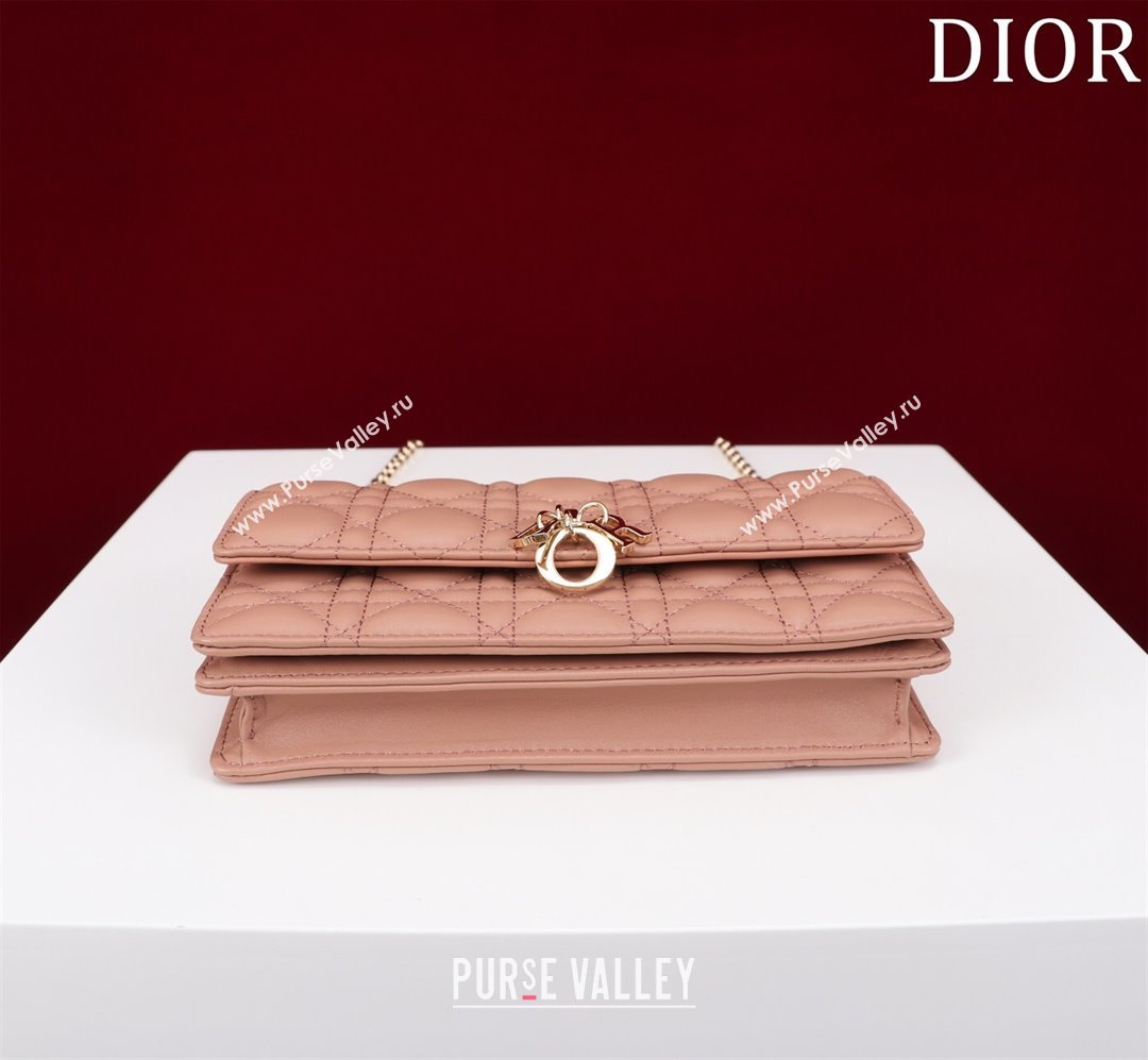 Dior My Dior Mini Bag in Rose des Vents Cannage Lambskin 0980 2024 (DMZ-24050712)