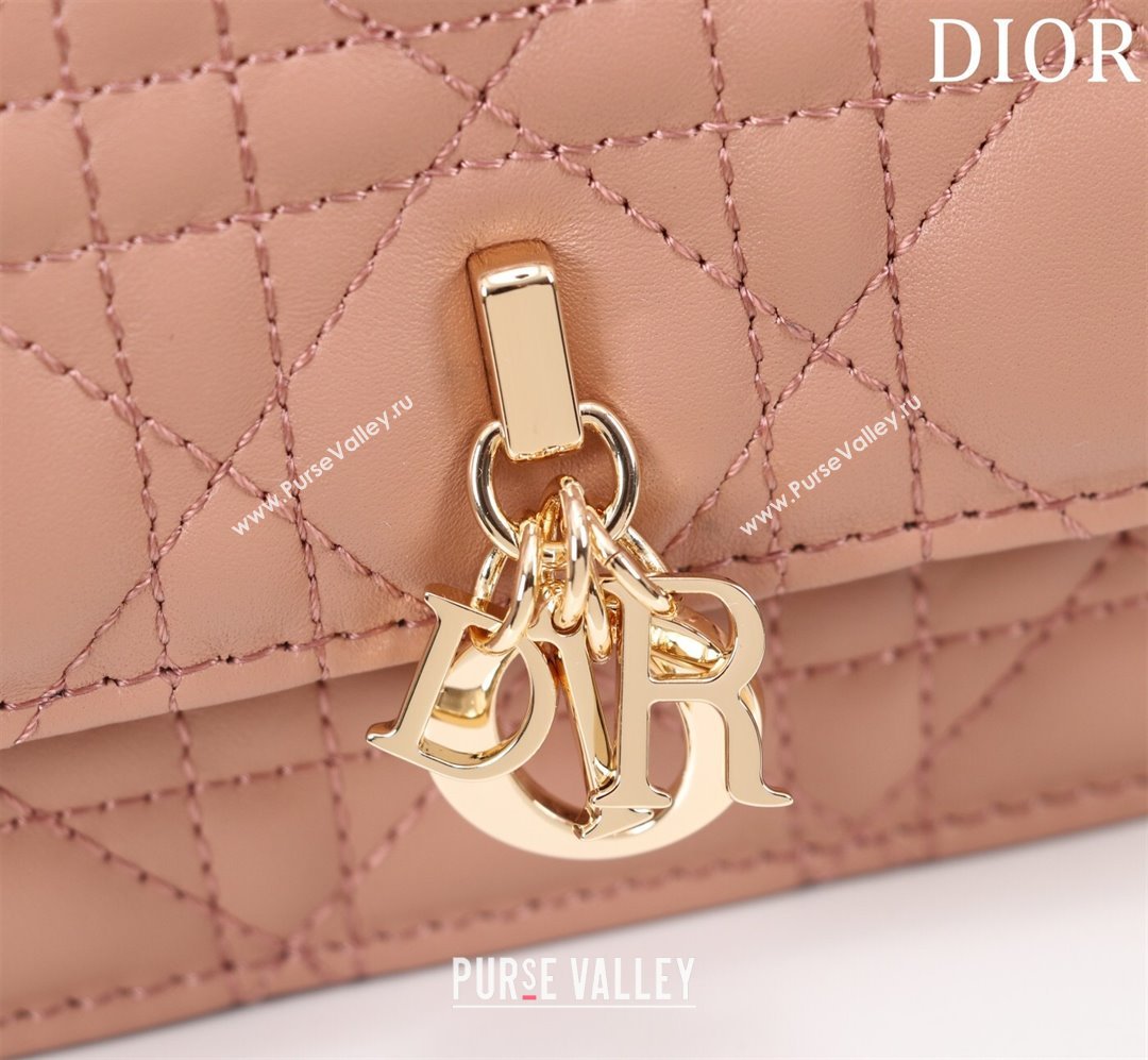 Dior My Dior Mini Bag in Rose des Vents Cannage Lambskin 0980 2024 (DMZ-24050712)