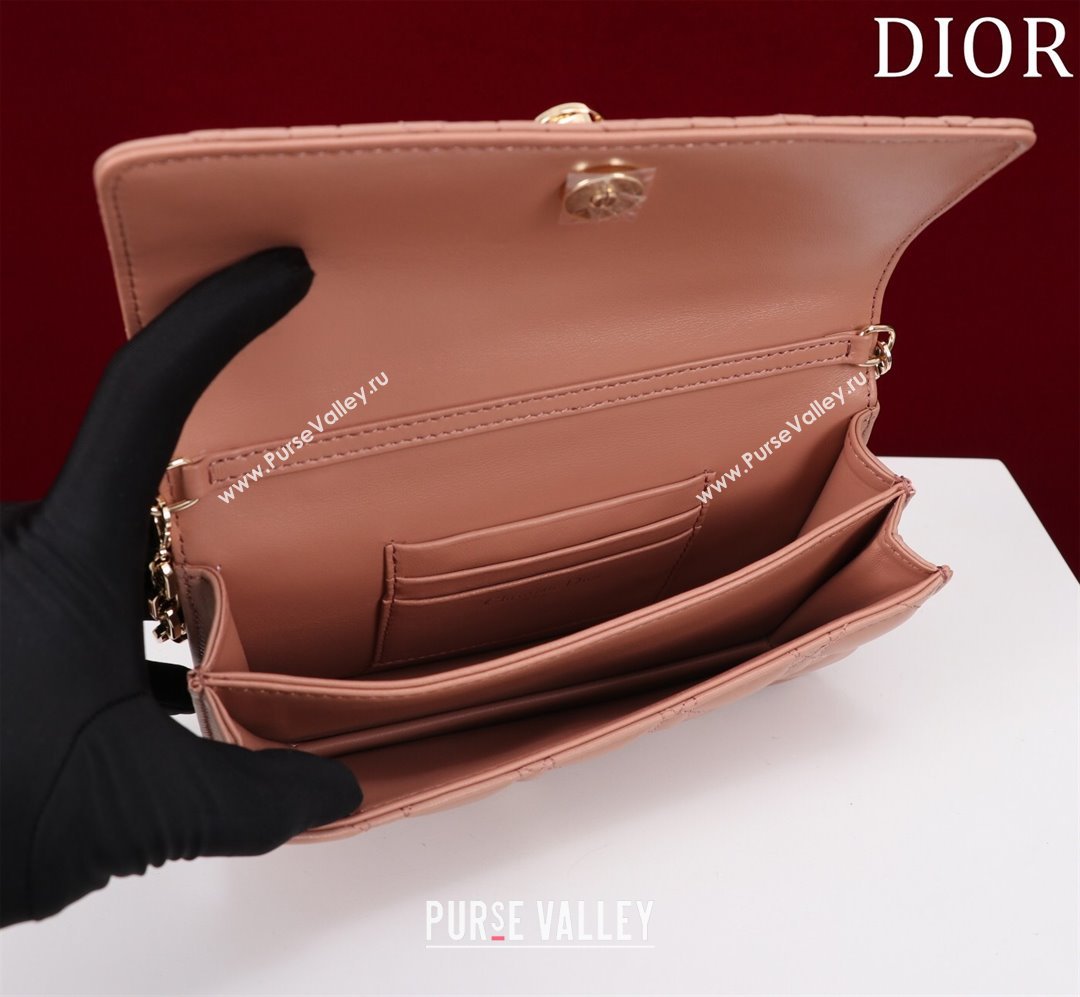 Dior My Dior Mini Bag in Rose des Vents Cannage Lambskin 0980 2024 (DMZ-24050712)